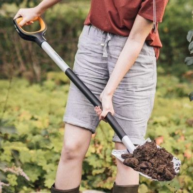 Лопата штикова закруглена Fiskars Xact&trade; (1066729) 1066729 фото