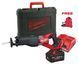 Пила шабельна акумуляторна MILWAUKEE, M18 FSX-801C (+зар.пр., 1 акум.Х 8Аг, кейс)+M18 ALIS-0+жилетка 4933499455 фото 1