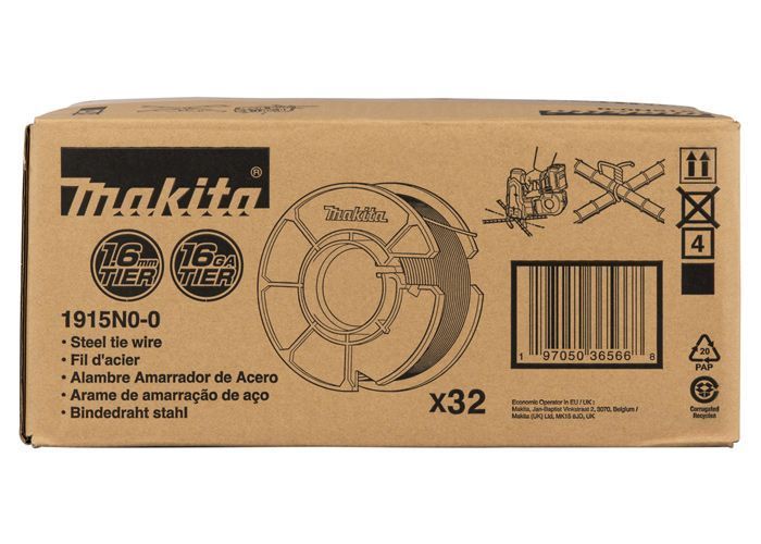 Дріт вязальний Makita 1915N0-0 для TR001G (32 шт) 1915N0-0 фото