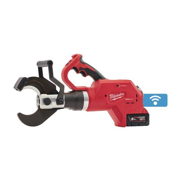 Кабелеріз гідравлічний підземний акумуляторний MILWAUKEE, M18 HCC75-502C (+зар.пр.,2акум.5Аг,кейс) 4933459269 фото