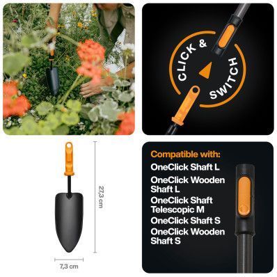 Насадка-совок посадочный Fiskars OneClick&trade; (1080693) 1080693 фото