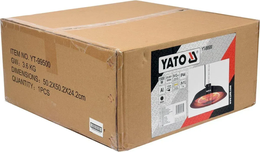 Інфрачервоний обігрівач підвісний YATO YT-99500 YT-99500 фото