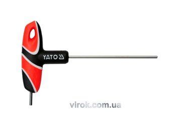 Ключ шестигранний з Т-подібною рукояткою YATO YT-05572 (3 мм, 100 мм) YT-05572 фото