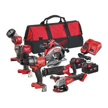 Набор аккумуляторных инструментов Milwaukee M18FPP6F3-502B, 4933480875 4933480875 фото