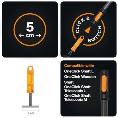 Насадка-сапа двойная Fiskars OneClick&trade; (1080695) 1080695 фото