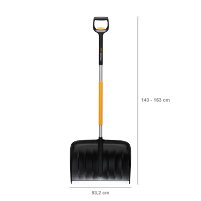 Телескопічний скрепер для прибирання снігу Fiskars X-series (1057189) скрепери 1057189 фото