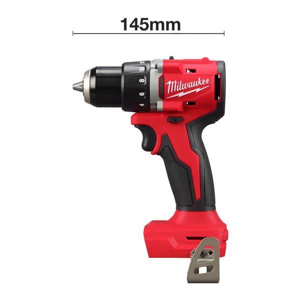 Дрель-шуруповерт аккумуляторная бесщеточная MILWAUKEE M18 BLDDRC-202C 61Нм (+ заряд.устройство, 2 акум., HD кейс) 4933492833 фото