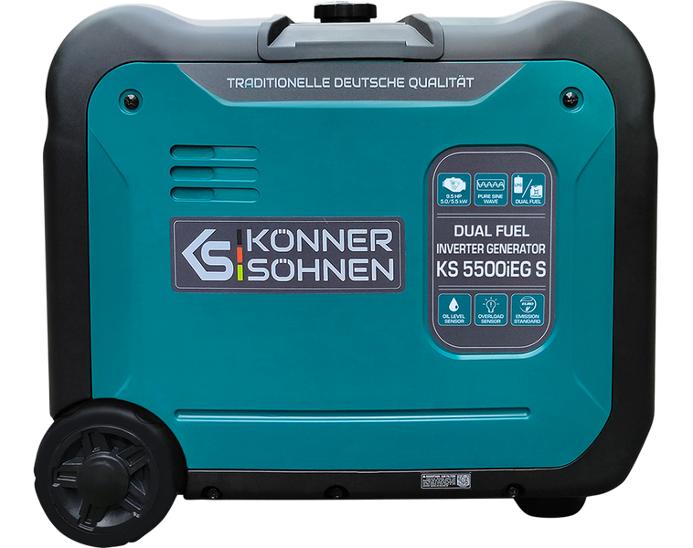 Інверторний двопаливний генератор Konner&Sohnen KS5500iEG S 000004855 фото