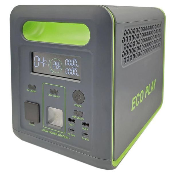 Зарядна станція ECOPLAY SYD-N077 1200W Portable Power Station SYD-N0771200W фото